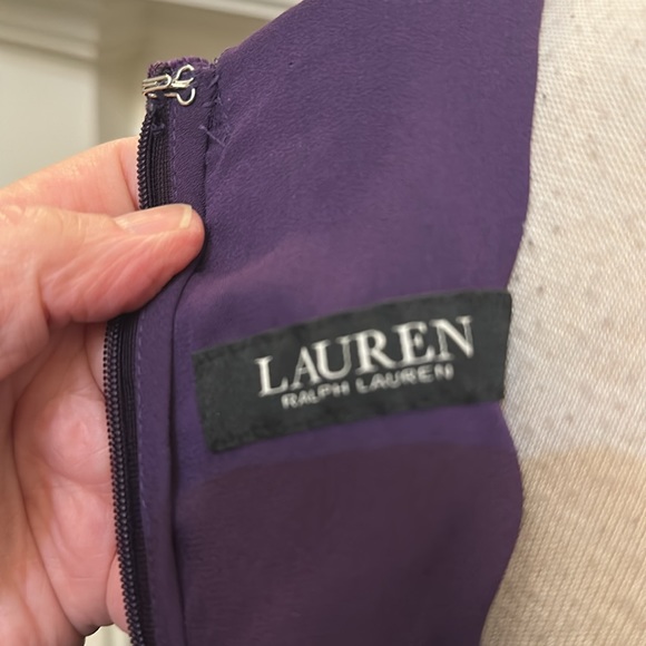 NWT “Ralph Lauren” purple velvet velvet evening gown - Picture 5 of 7
